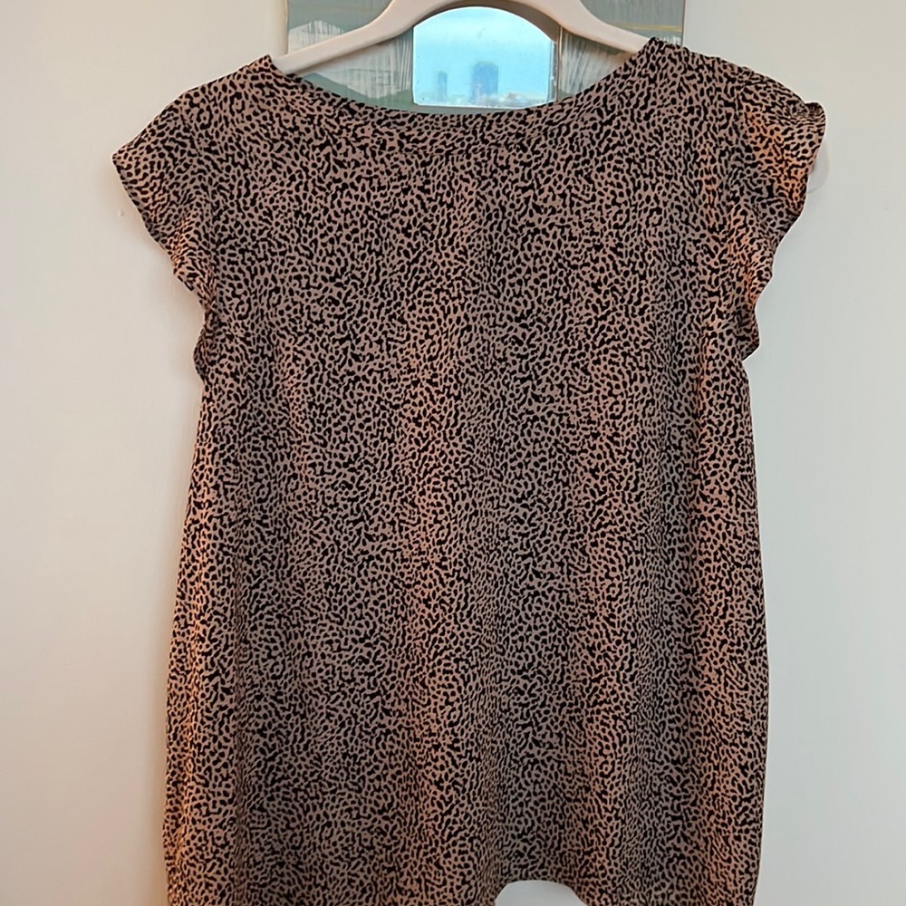 Animal print top